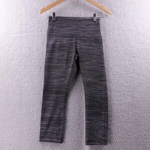 Lululemon Align High-Rise Pant Speckled Grey Cropped Leggings Size 6